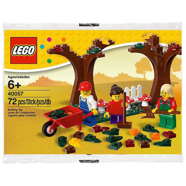 全新樂高 LEGO  Poly bag 40057 秋天場景    現貨