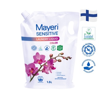 [即期良品] MAYERI 低敏速淨濃縮護色洗衣精補充包 1500ml
