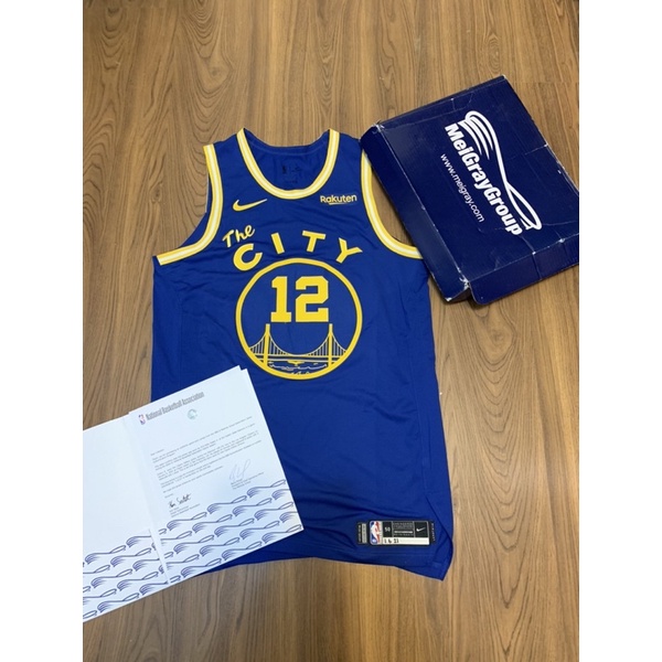 NBA kelly Oubre Jr 勇士隊 復古實戰球衣 Gu Game used