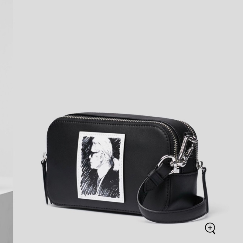 ⭐️超狂價⭐️ Karl Lagerfeld  老佛爺肖像牛皮相機包