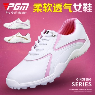 PGM 高爾夫 女款 球鞋 固定釘 防水 透氣 柔軟 護腳 球童鞋 防滑耐磨