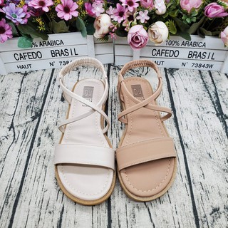 M.M.D SHOES 現貨🏖MIT製 春夏交叉平底涼鞋 軟墊 耐走 好穿不磨腳 臺灣出貨