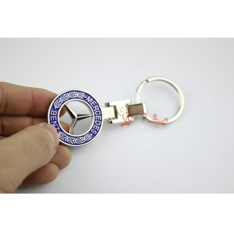 BENZ AMG 奔驰賓士鑰匙扣汽車三維金屬鉻鑰匙扣鑰匙圈 吊飾 送禮盒 生日禮物 送禮物