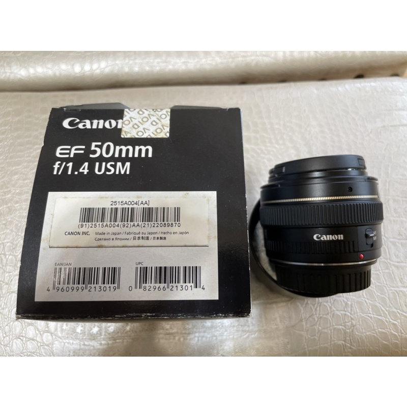 【Canon】EF 50mm F1.4 USM(公司貨)二手