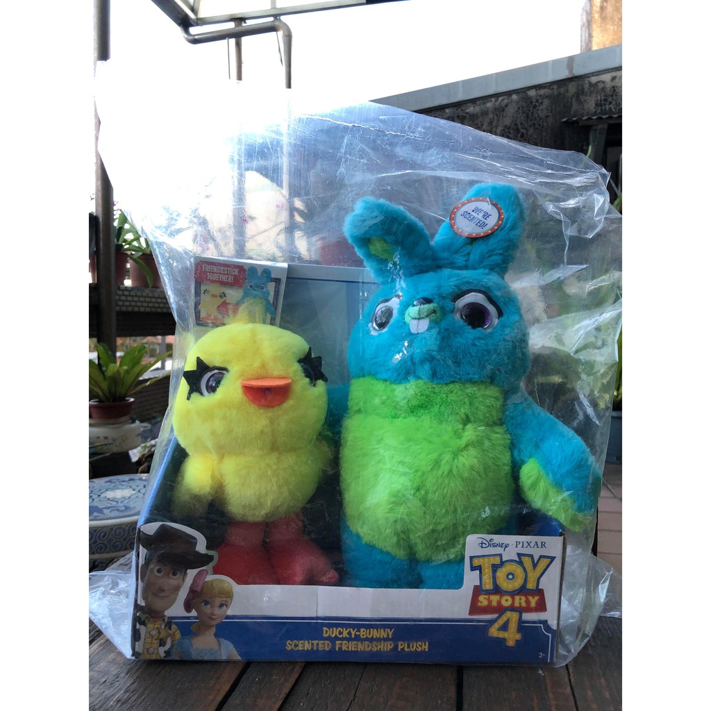 📢【已售出 現貨商品】玩具總動員4 Ducky & Bunny 兔哥 兔崽子 達鴨 鴨霸  娃娃 🍿️棉花糖味道🍿️