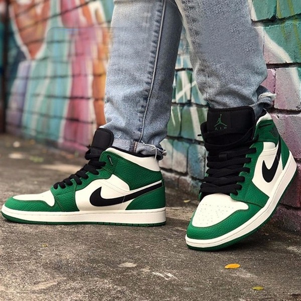 jordan 1 pine green mid