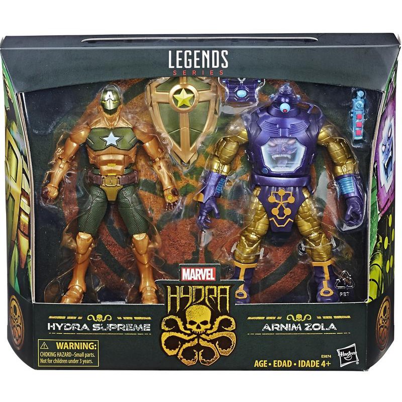 全新現貨 Marvel Legends 漫威 傳奇人物組 九頭蛇美國隊長 佐拉博士 雙人包 6吋 可動完成品