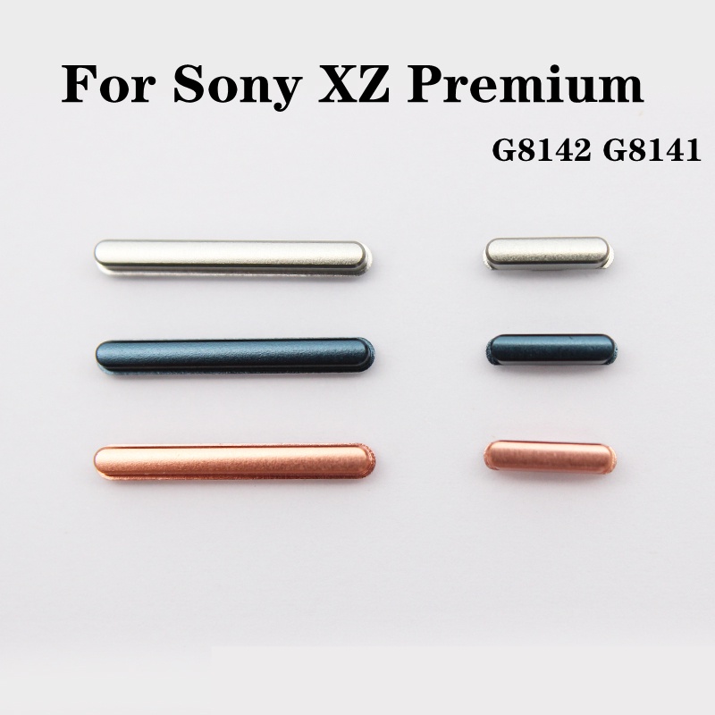 適用於 Sony Xperia XZ Premium 音量键相機按鈕按鈕胶垫 XZP G8142 G8141