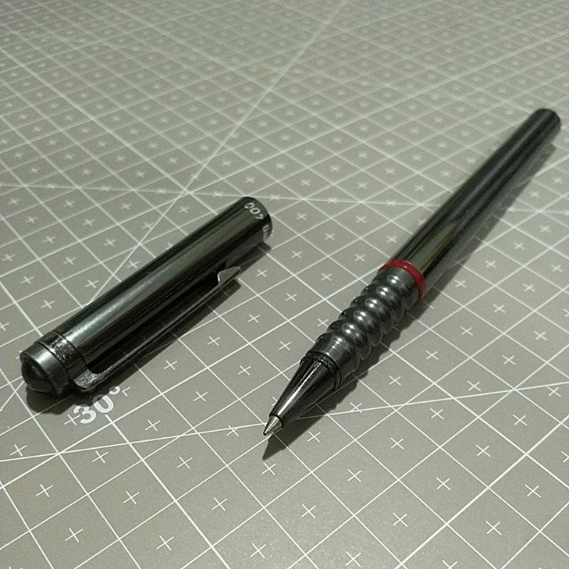 特價 二手絕版老筆 德國製 rOtring 400 rollerball pen titanium 鍍鈦 鋼珠筆 簽字筆
