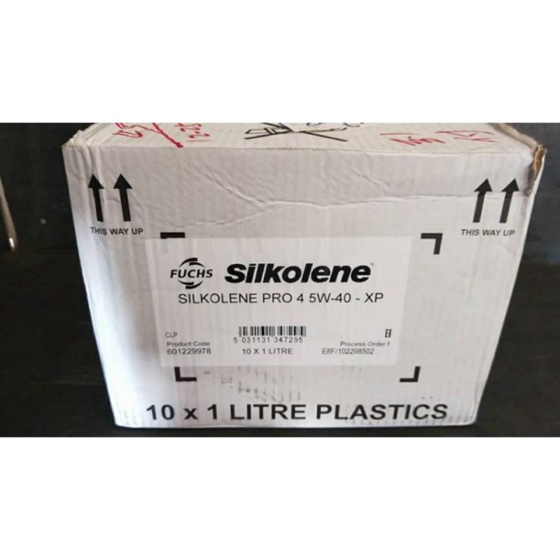 【FUCHS 福斯】Silkolene PRO 4 5W40 XP 4T、酯類全合成機油、10罐/箱【賽克龍】滿箱區
