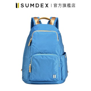 Sumdex｜輕簡防盜後開後背包 NOA-764PL 藍色 官方旗艦店