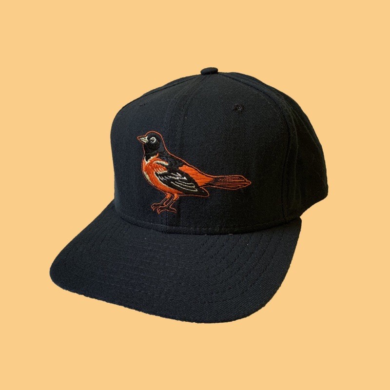 JCI：Vintage New Era MLB 巴爾地摩 金鶯隊隊 Snapback 後扣棒球帽 90s / 古著老帽