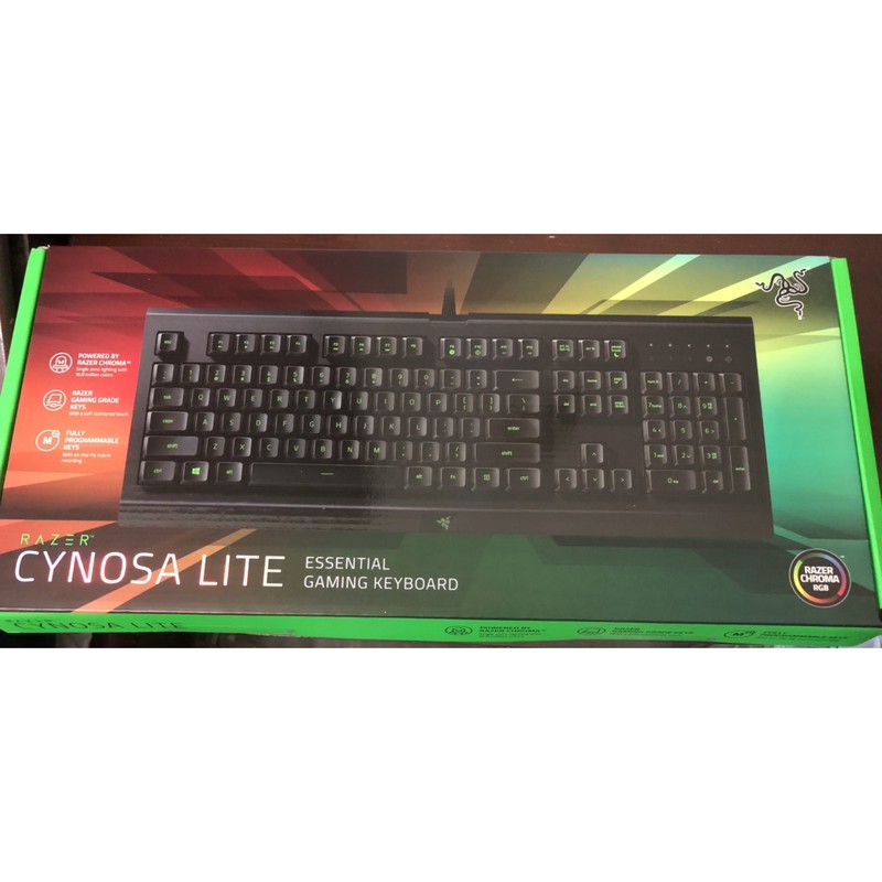 RAZER 雷蛇 Cynosa lite薩諾狼蛛 電競 鍵盤 全新 僅拆封 未使用過 當二手賣