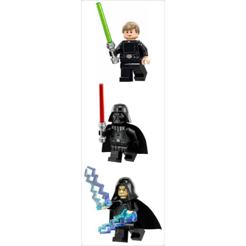 Lego 75093 路克丶黑武士丶西施(3隻合售)