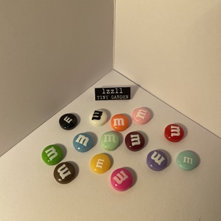 lzzll🌿睡覺種花-現貨- Ｍ&Ｍ巧克力 微景觀 盆栽 微縮 擺飾 擺件 小公仔 植物 模擬 DIY 手工藝 食玩
