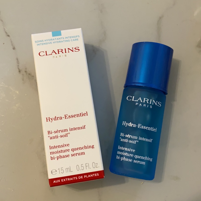 全新 即期品 CLARINS 按壓瓶～最新款～克蘭詩水潤奇肌保濕精華15ml