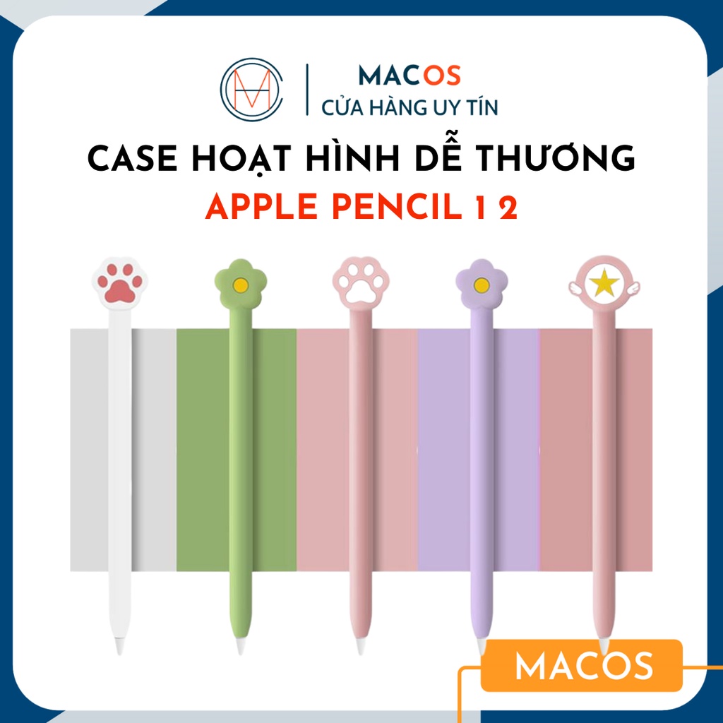 Apple Pencil 1 2 優質材料盒 - 可愛的可愛手寫筆盒 (AP22)