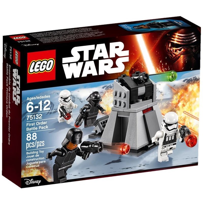 LEGO 樂高 75132 拆賣 戰鬥堡壘 星際大戰 第一軍團 勤務員 附武器 原力覺醒 star wars