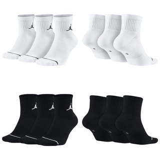NIKE JORDAN EVERYDAY MAX ANKLE 3P 厚底 3雙入 襪子 白DX9655-100 黑010