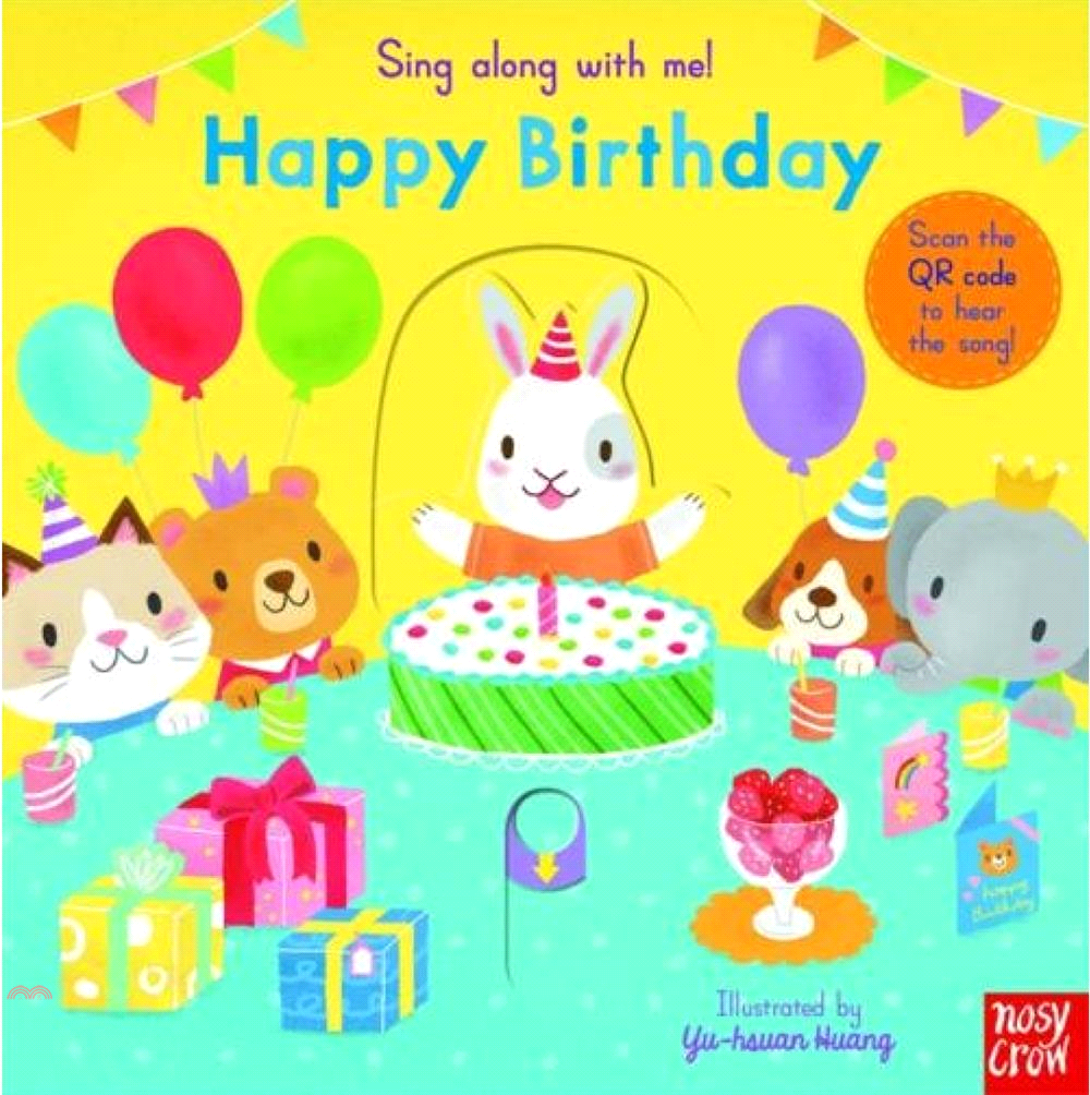 Sing Along With Me! Happy Birthday 生日快樂 童謠歌唱操作書(英國版)（外文書）