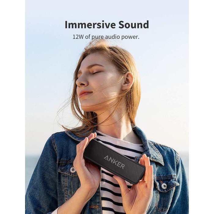 Anker soundcore 2 IPX7 防水 藍芽喇叭黑色 Bluetooth