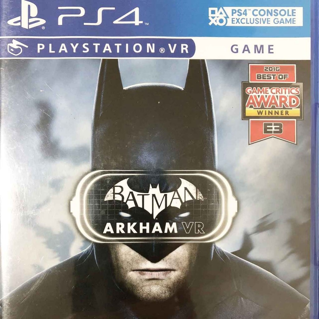 PS4游戲實體光盤 VR必備 蝙蝠俠VR 阿卡姆騎士VR Batman 美版英文