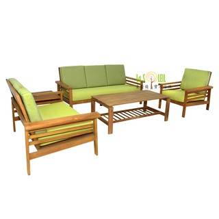 幸福家實木傢俱 古典柚木沙發, 全柚木 + 含坐墊, ( CLARA SOFA )