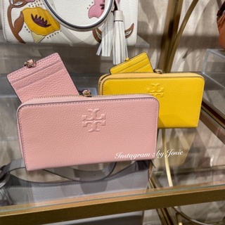 【預購】美國代購 Tory Burch TB 春夏新品 Thea 皮革 拉鍊長夾 票卡夾 證件夾