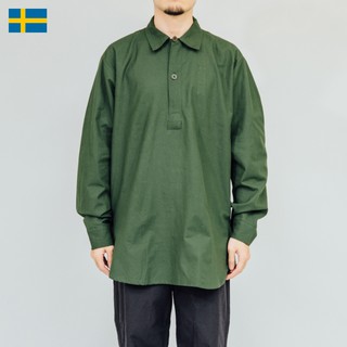 瑞典公發 套頭式工作襯衫 70's Swedish Army Pullover Shirt