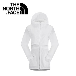 【The North Face 女 風衣外套 白 】 NF00CG2B/風衣外套/防風外套/薄外套/悠遊山水