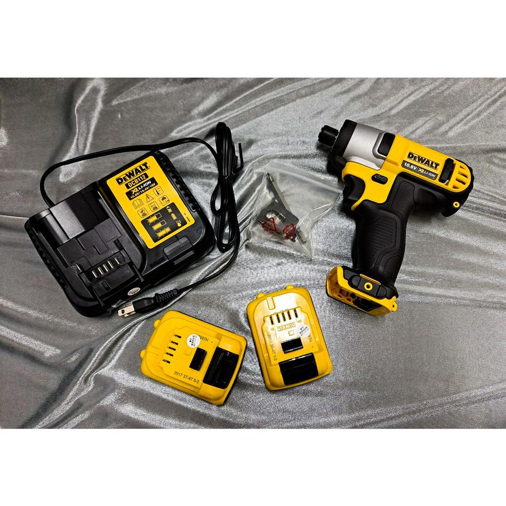 DEWALT 得偉 10.8V DCF815D2 鋰電衝擊充電電鑽起子機 充電起子機 充電電鑽