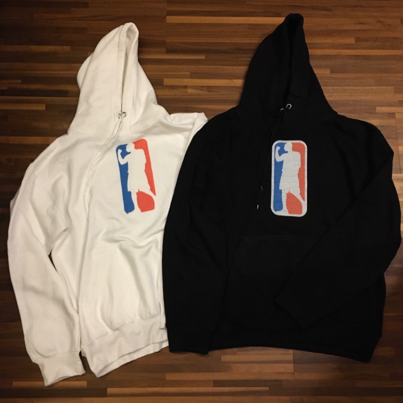 [UD7] Kobe Bryant NBA Logo 刷毛 帽T 黑白 連帽外套