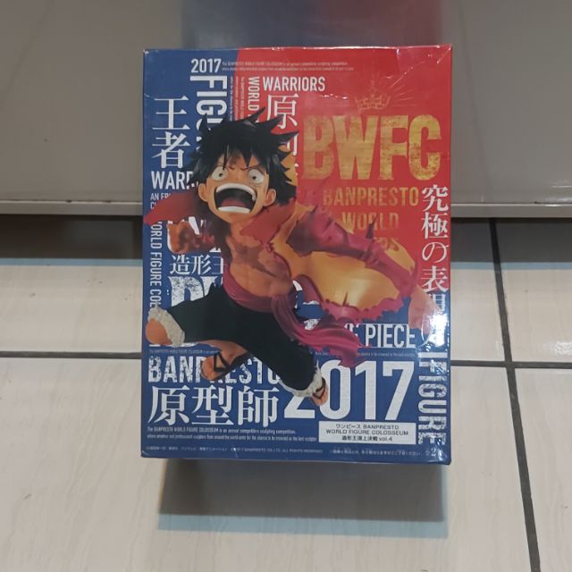 《樂和雜貨店》東京都-海賊王BWFC造型王頂上決戰世界大賽Vol.4 魯夫(夾娃娃機商品，有開過痕跡) 買就送手機袋