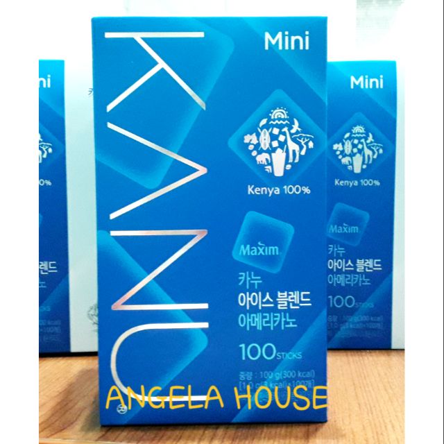 ☆ANGELA HOUSE☆韓國KANU 冰美式黑咖啡(1.0g×100包)