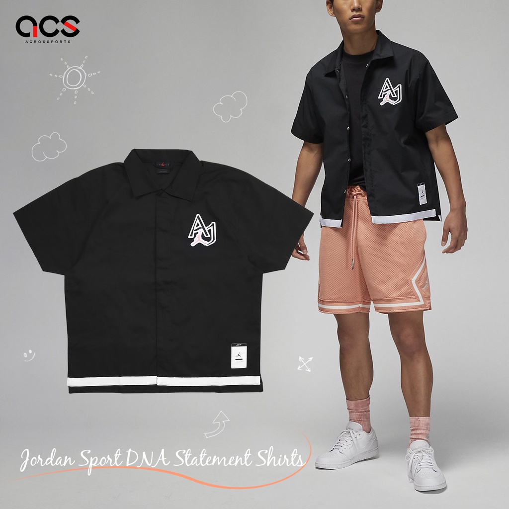 Nike 短袖 Jordan Sport DNA 男款 襯衫 喬丹 刺繡 小標 【ACS】 DM1417-010