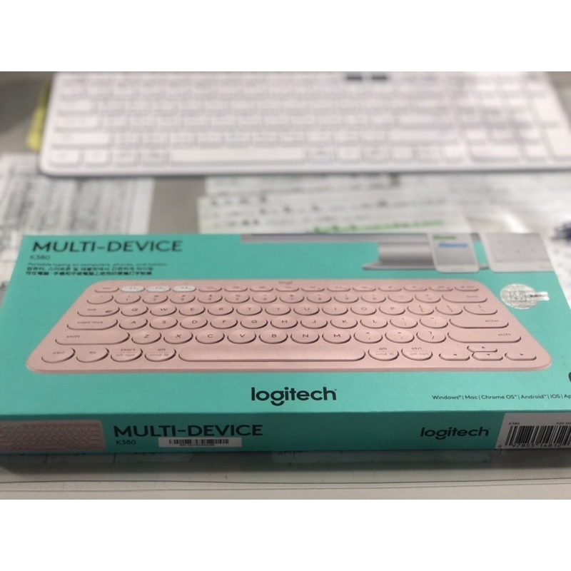 Logitech 羅技 K380無線藍芽鍵盤-玫瑰粉