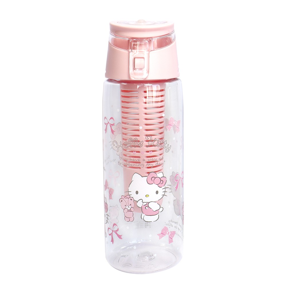 【HELLO KITTY】TRITAN 沁漾隨身水瓶KS-7185KT(750ml 活動式濾芯 SGS檢測認證)