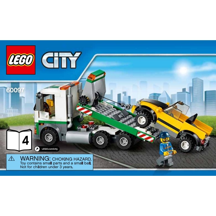 全新拆賣 限定下標 Lego 60097 拖吊車4號說明書城市廣場樂高city 城市系列 蝦皮購物