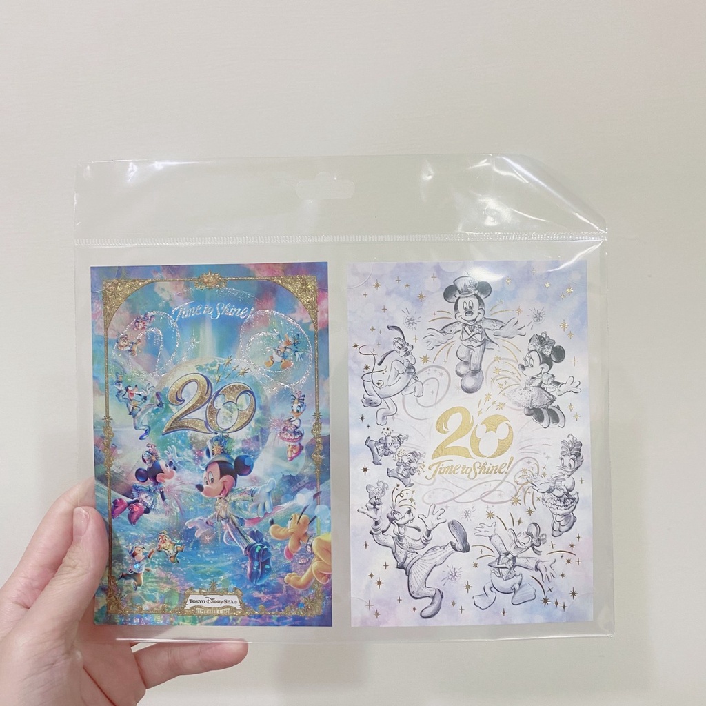 迪士尼20周年明信片2入