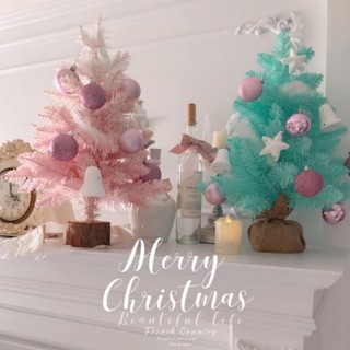 《現貨》迷你聖誕樹、桌上型聖誕樹、桌上聖誕樹🎄小聖誕樹//45cm桌上聖誕樹//🎄粉色聖誕樹、綠色聖誕樹2色