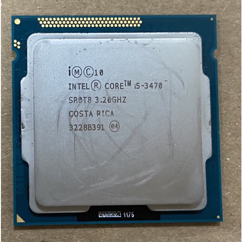 中古 二手 良品 CPU intel i5-3470 功能正常 可以開機
