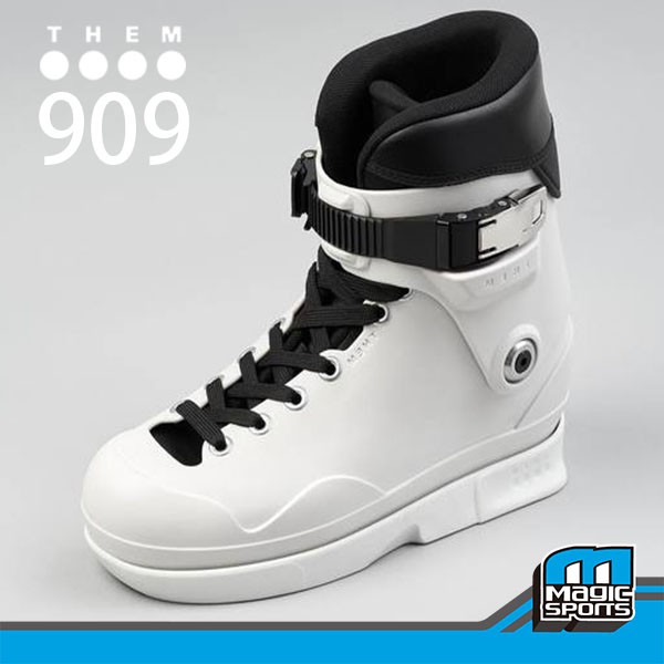 【第三世界】THEM 909 WHITE SKATES 特技直排輪(單)鞋身 ROCES 極限運動 RAZORS