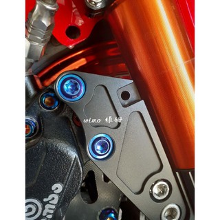 brembo對四卡鉗座鈦合金螺絲M10x25 M10x30 P1.5牙正鈦螺絲
