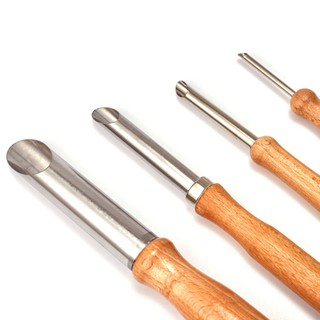 4支不銹鋼圓打孔器陶泥工具軟陶模型製作工具 🚀臺灣出貨【小陶器手作素材】
