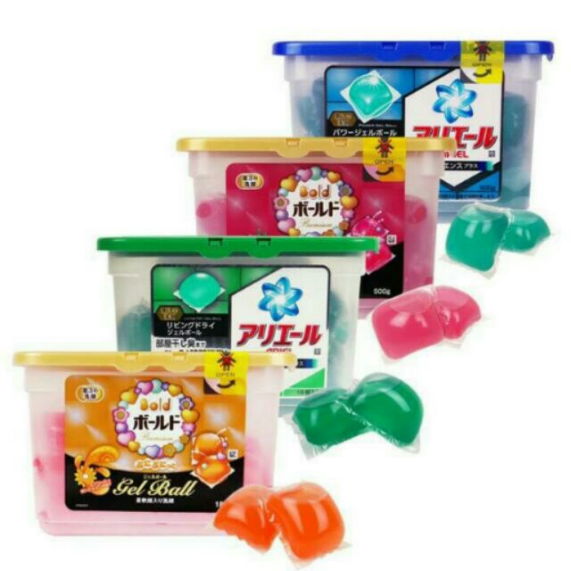 日本P&amp;G 3D洗衣膠球(盒裝18顆入)