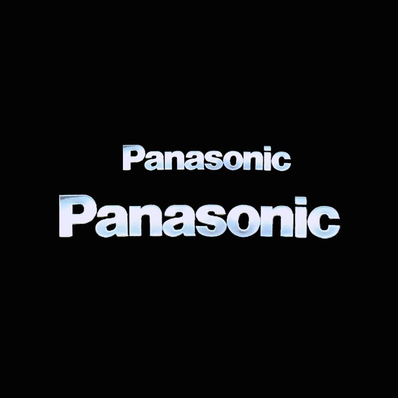 Panasonic松下金屬貼 空調 冰箱洗衣機logo標志貼紙 電器標貼裝飾