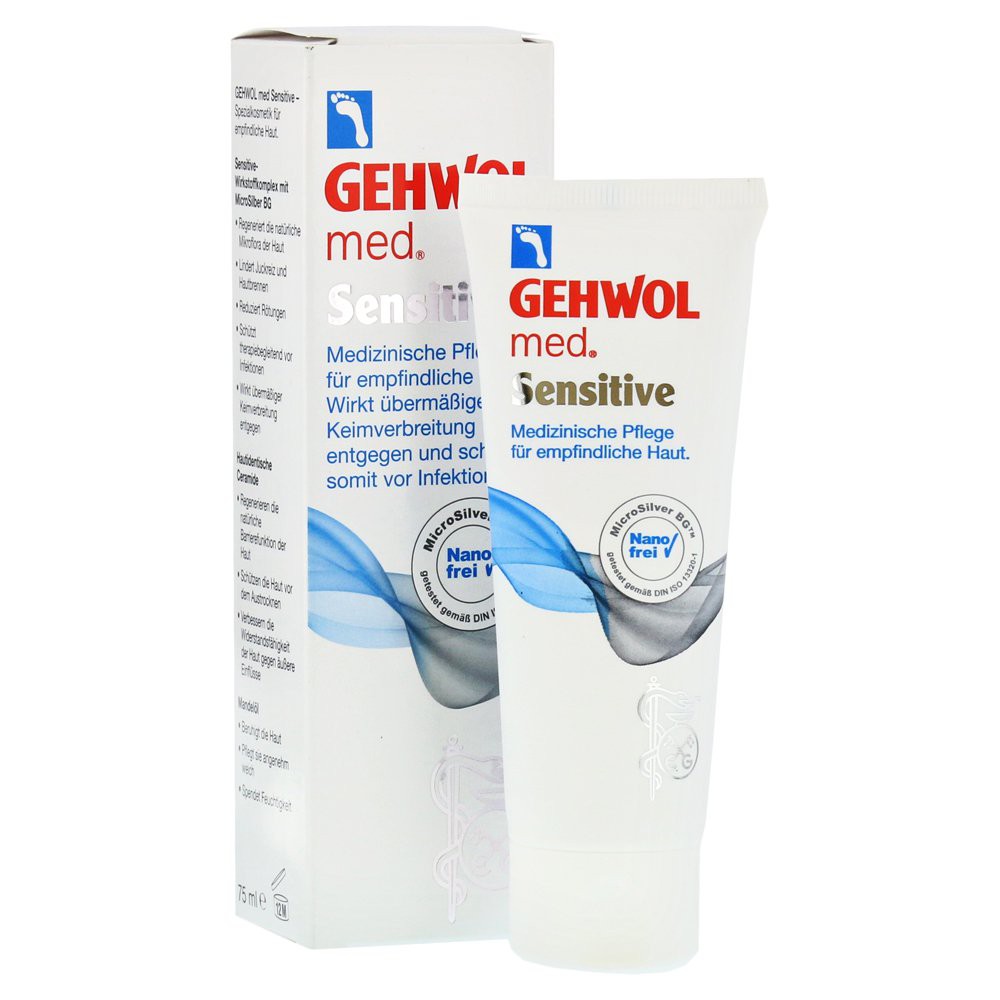 德國 Gehwol med sensitive 足霜 75ml/125ml 敏感肌 好吸收