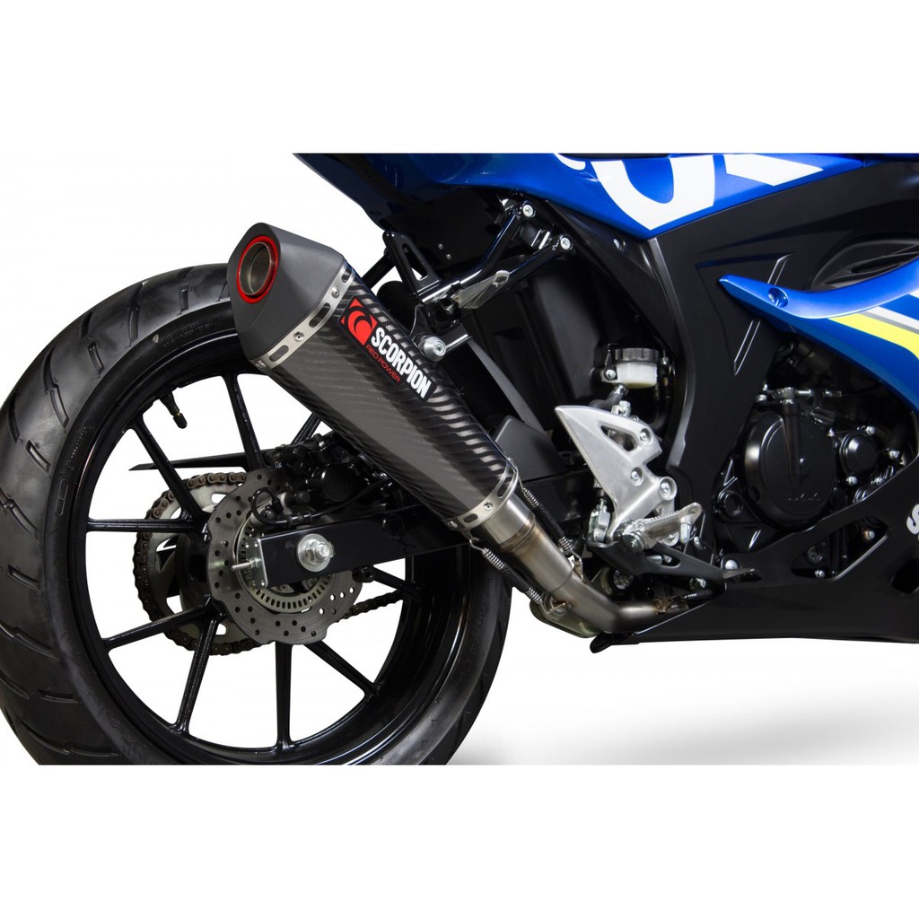 YAHOM現貨 GSX-R150 現貨 英國蠍 碳纖維 Scorpion GSXR150 小阿魯排氣管 /吉村/蠍子