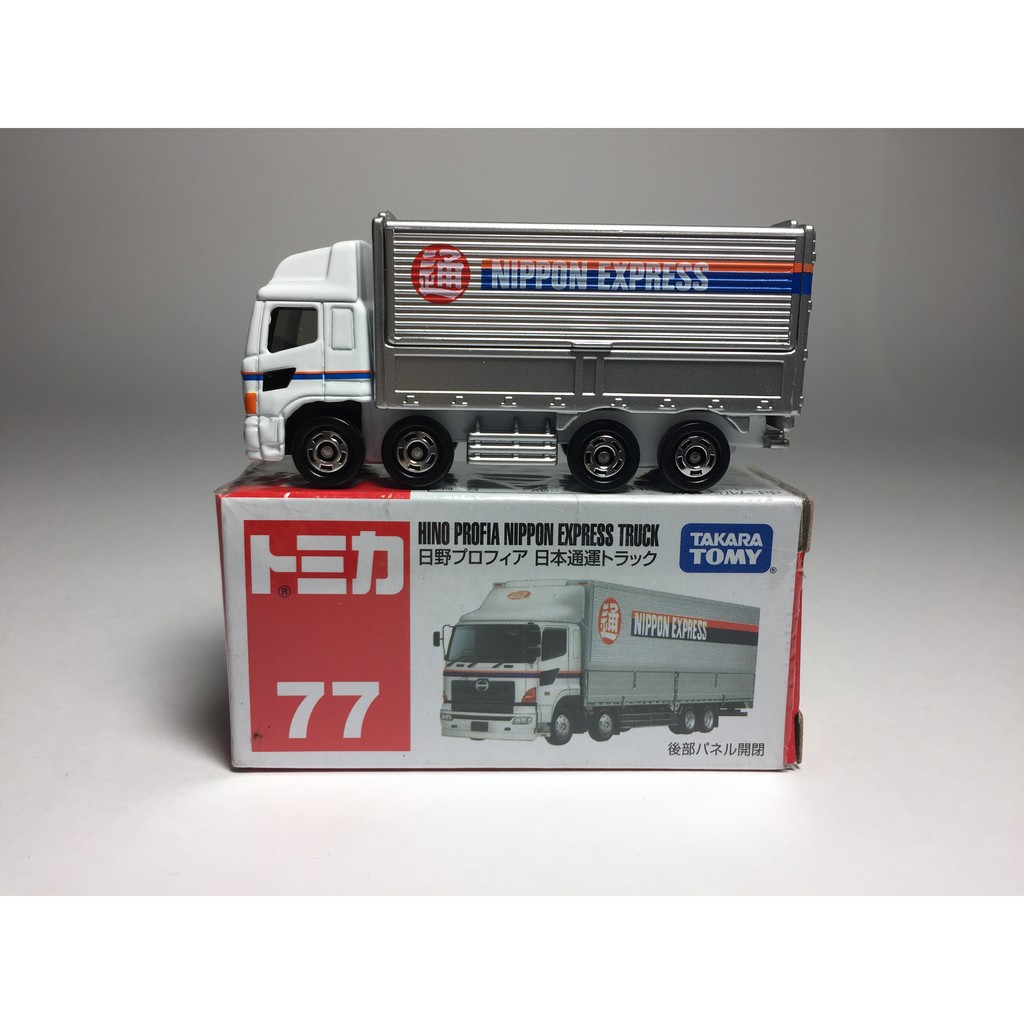 【TOYEE】TOMICA 多美小汽車 #77 HINO NIPPON EXPRESS 1/66 日野貨車(側板可開)