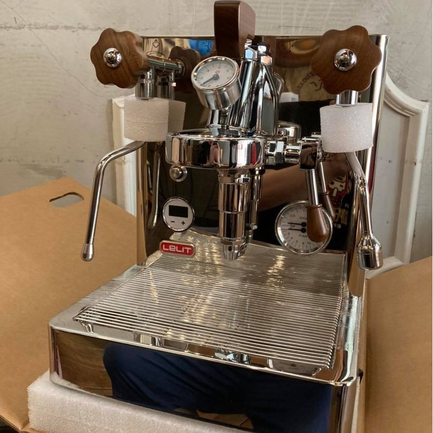 [店取另有優惠贈豆]Lelit Bianca PL162T 110V-義大利單孔半自動義式咖啡機 可變壓 E61沖煮頭